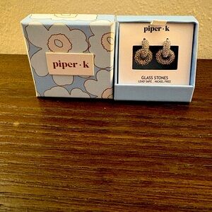 NEW Piper K Silver Earrings